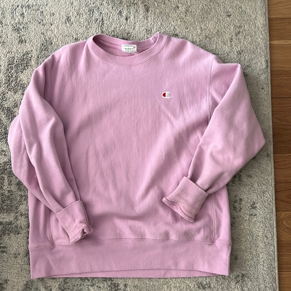 Pink champion sweatshirt